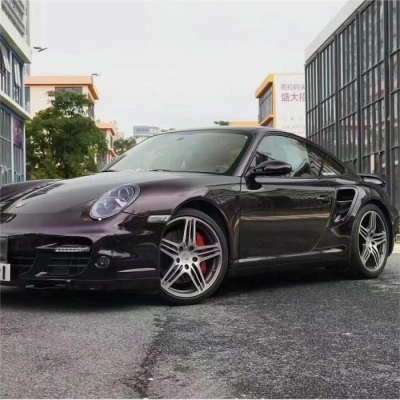 Ravoony Plus Ghost Midnight Red Vinyl Car Wrap 02