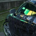 Ravoony Plus 3D Ghost Camouflage Black Vinyl Wrap