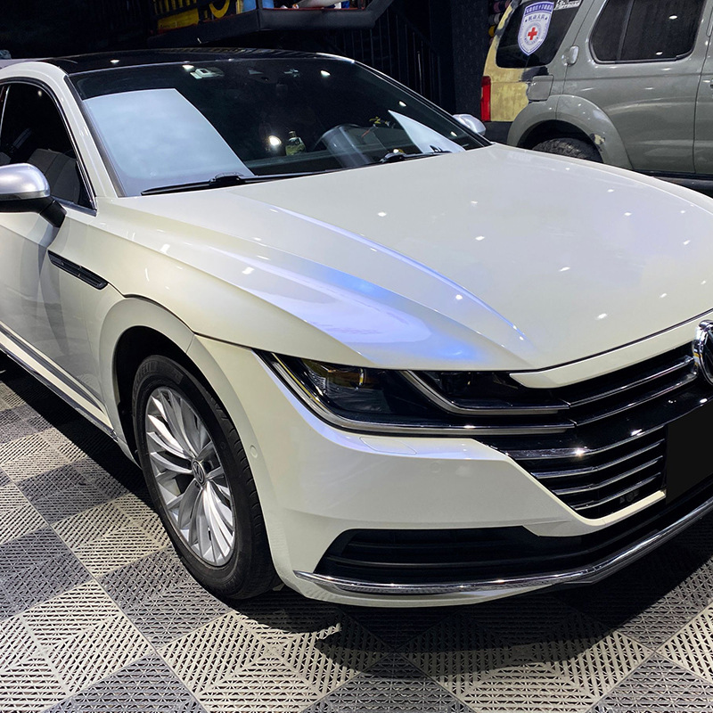 Time-Limited Sale Ravoony Plus Glossy White to Blue Car Vinyl Wrap