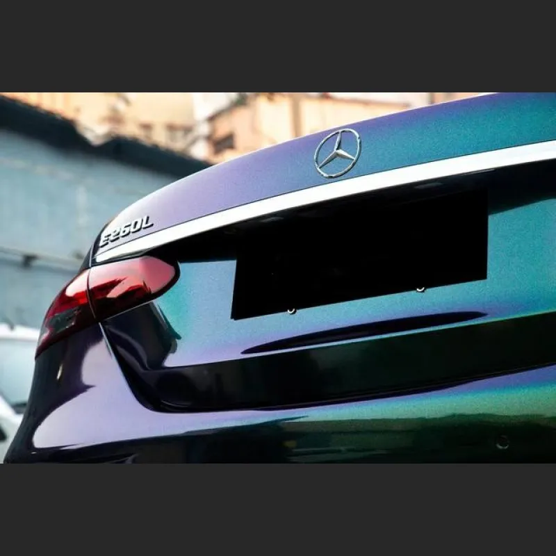 Ravoony Plus Glossy Diamond Purple Green Vinyl Car Wrap