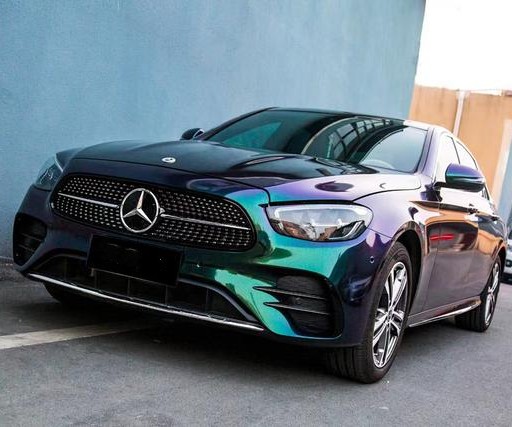 Ravoony Plus Glossy Diamond Purple Green Vinyl Car Wrap