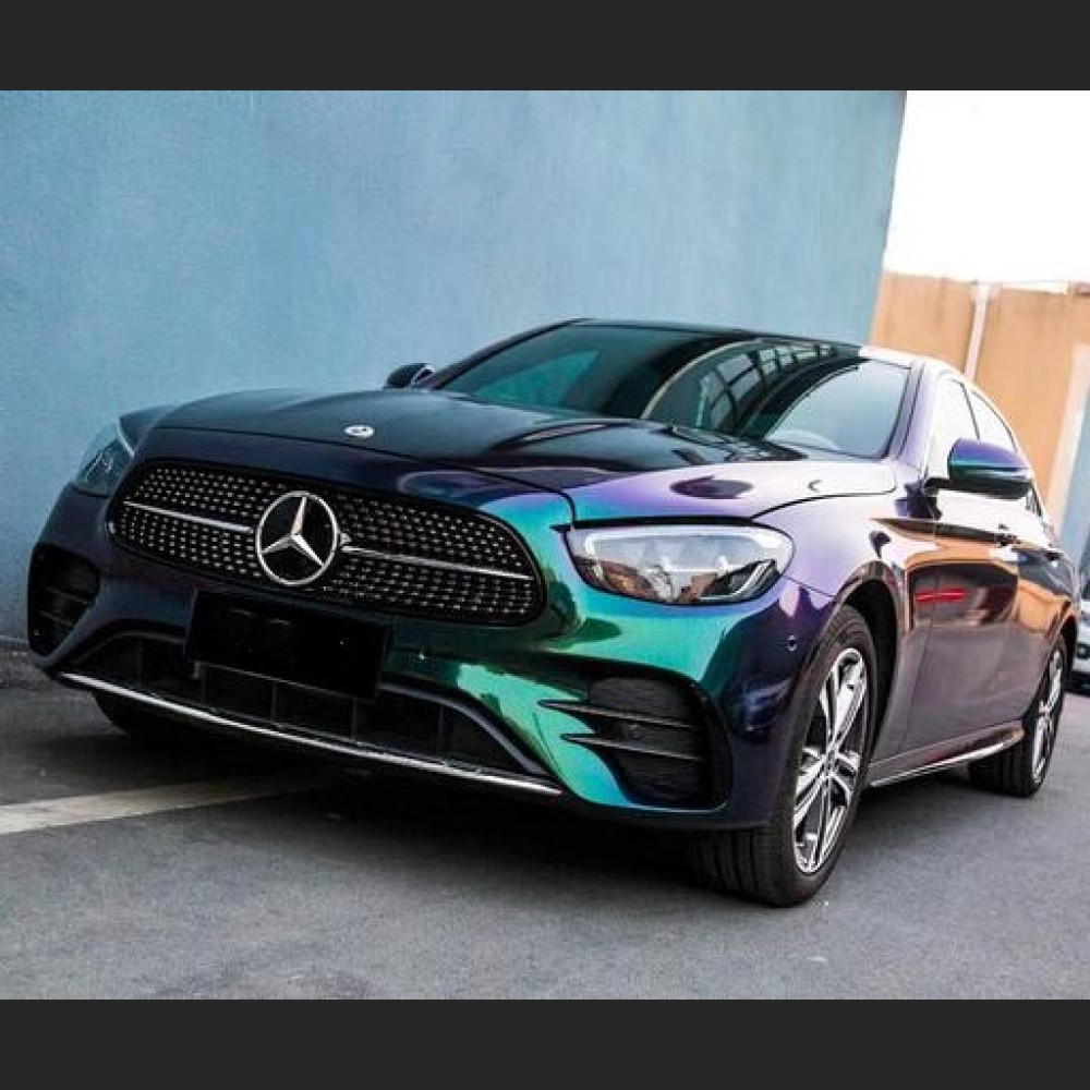 Ravoony Plus Glossy Diamond Purple Green Vinyl Car Wrap