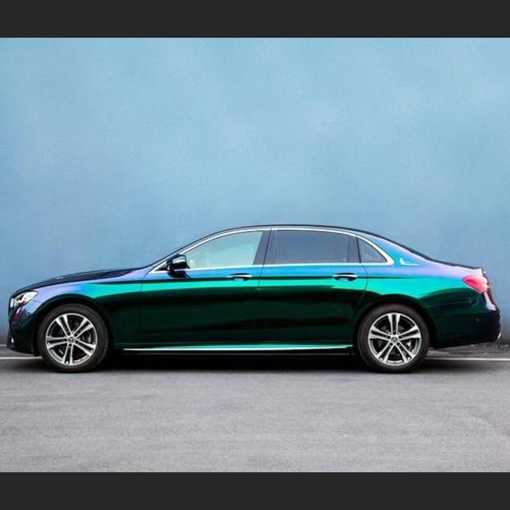 Ravoony Plus Glossy Diamond Purple Green Vinyl Car Wrap