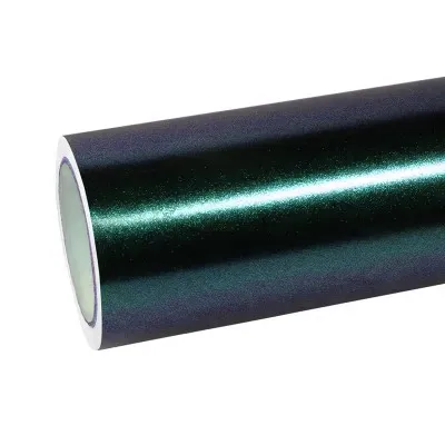 Ravoony Glossy Diamond Purple Green Vinyl Car Wrap