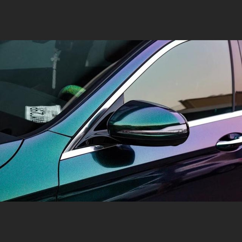 Ravoony Plus Glossy Diamond Purple Green Vinyl Car Wrap