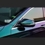 Ravoony Plus Glossy Diamond Purple Green Vinyl Car Wrap