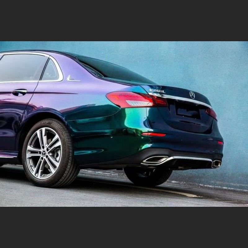 Ravoony Plus Glossy Diamond Purple Green Vinyl Car Wrap