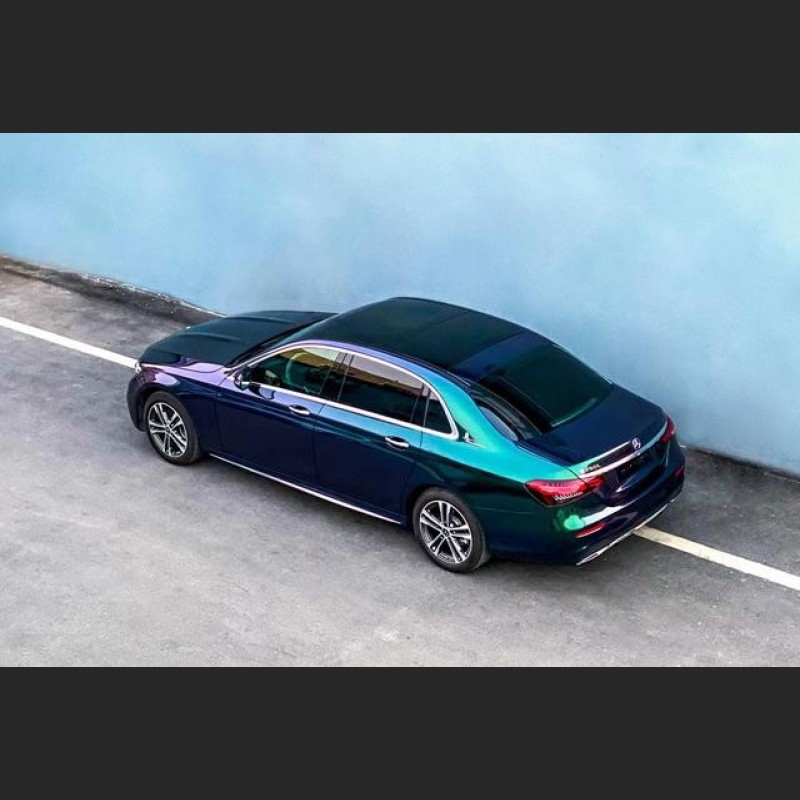 Ravoony Plus Glossy Diamond Purple Green Vinyl Car Wrap