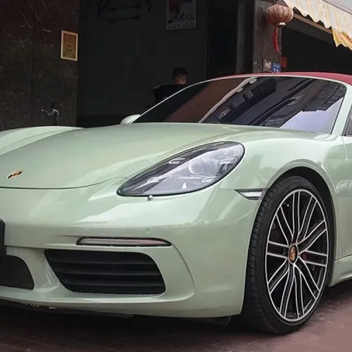 Ravoony Light Khaki Green Car Vinyl Wrap