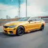 Ravoony Yellow Gold Chrome Vinyl Car Wrap