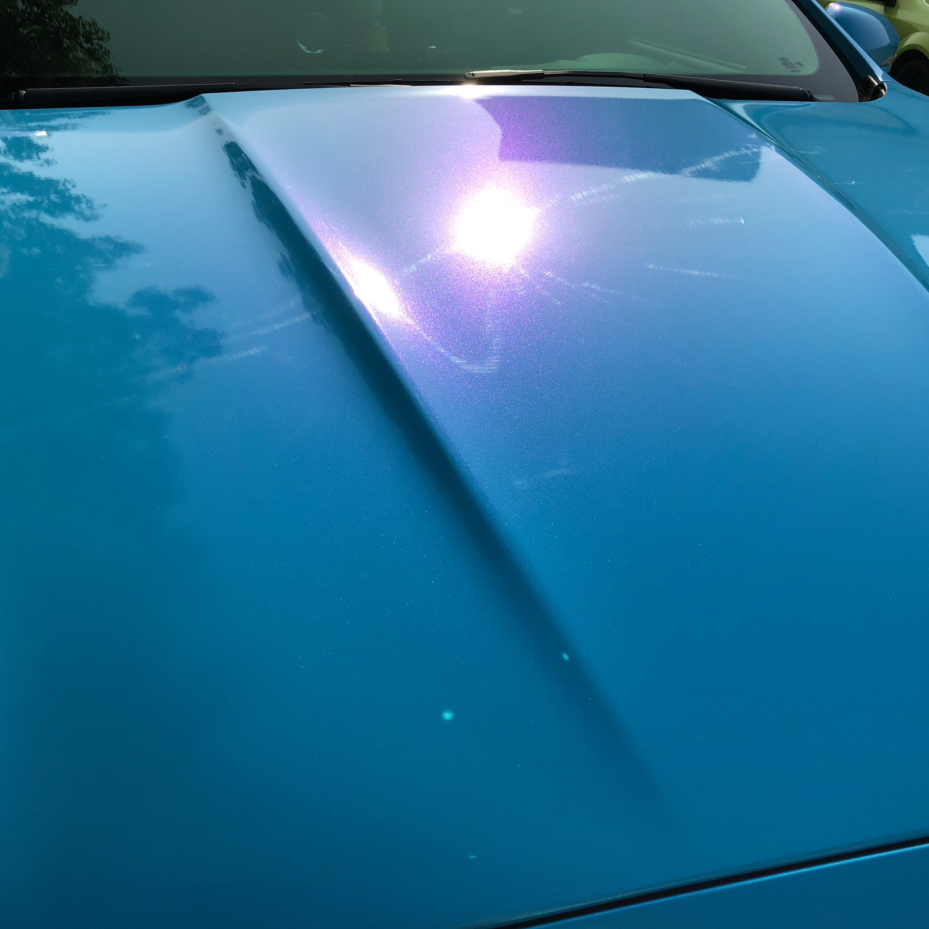 Ravoony Plus Sparkle Sky Blue Vinyl Car Wrap