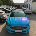 Ravoony Plus Sparkle Sky Blue Vinyl Car Wrap