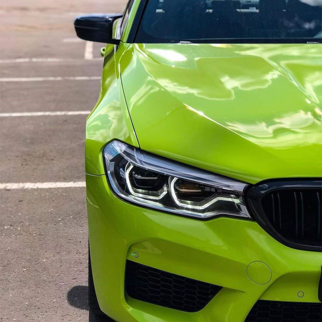 Ravoony Plus Fluorescence Yellow Car Vinyl Wrap