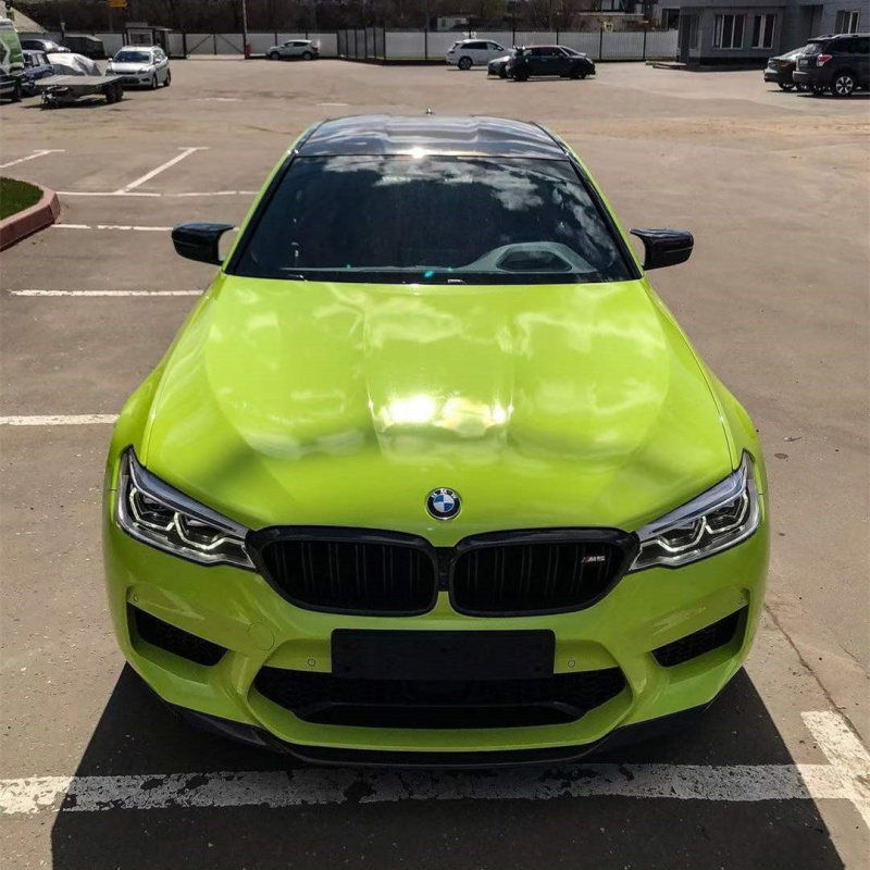 Ravoony Plus Fluorescence Yellow Car Vinyl Wrap