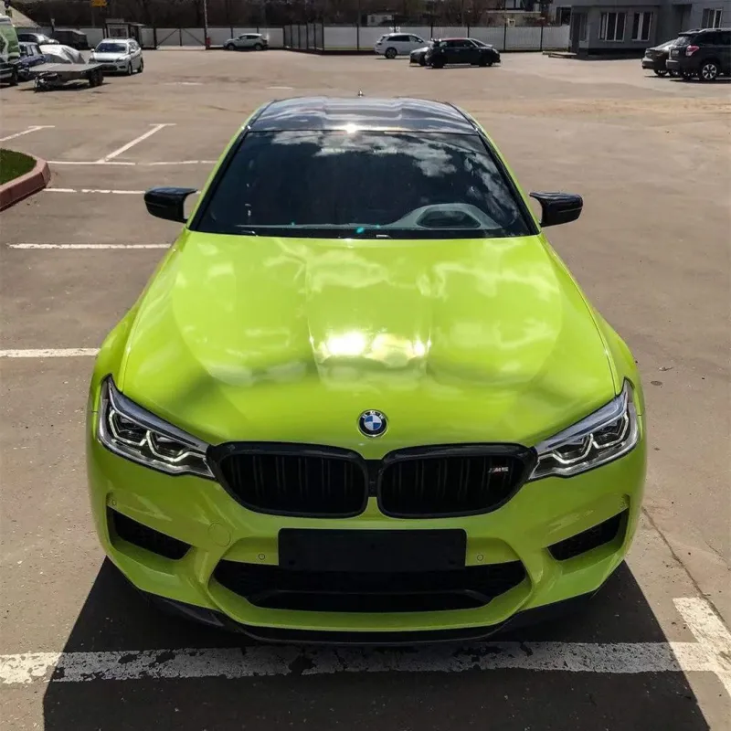Ravoony Plus Fluorescence Yellow Car Vinyl Wrap