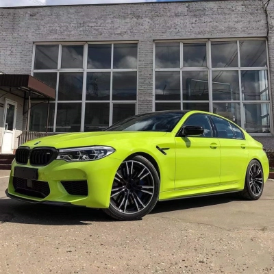 Ravoony Plus Fluorescence Yellow Car Vinyl Wrap 02