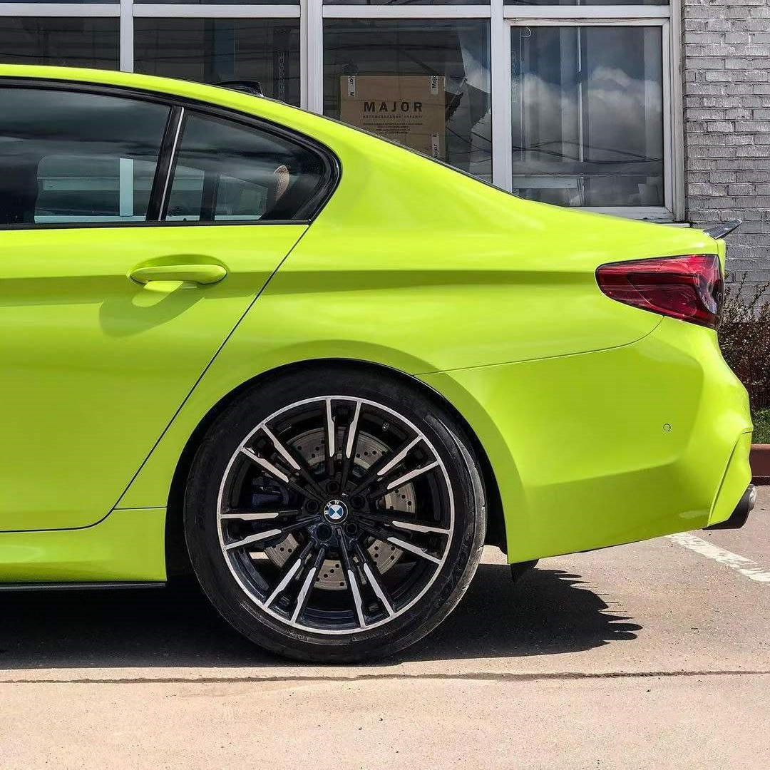 Ravoony Plus Fluorescence Yellow Car Vinyl Wrap