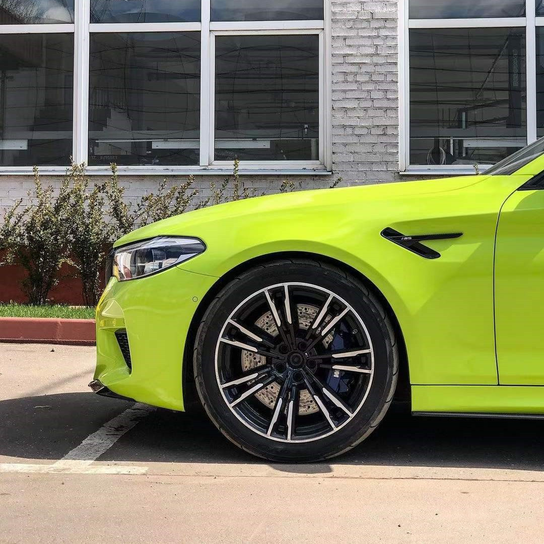 Ravoony Plus Fluorescence Yellow Car Vinyl Wrap