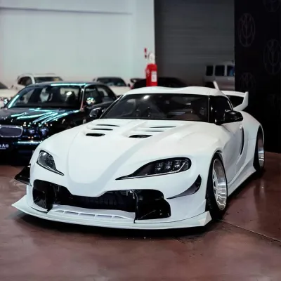 Ravoony Plus Matte Alpine White Car Wrap 02