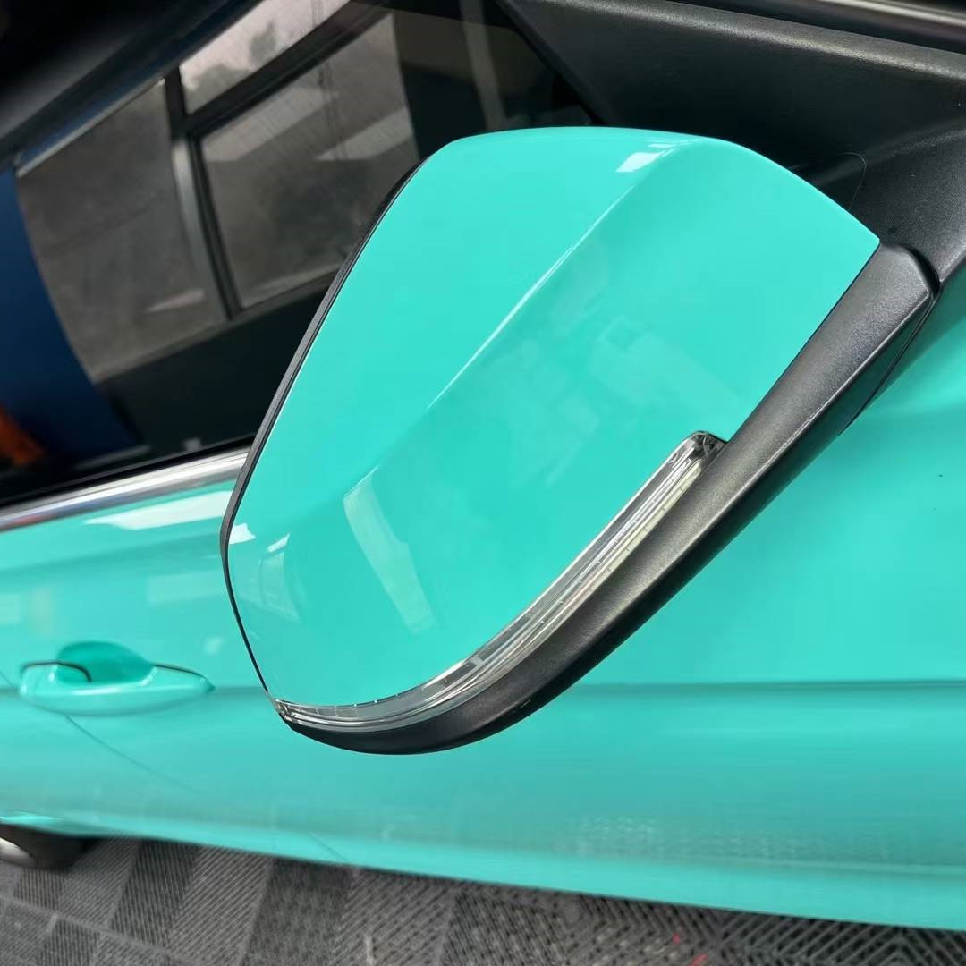 Best Ravoony Glossy Tiffany Car Vinyl Wrap