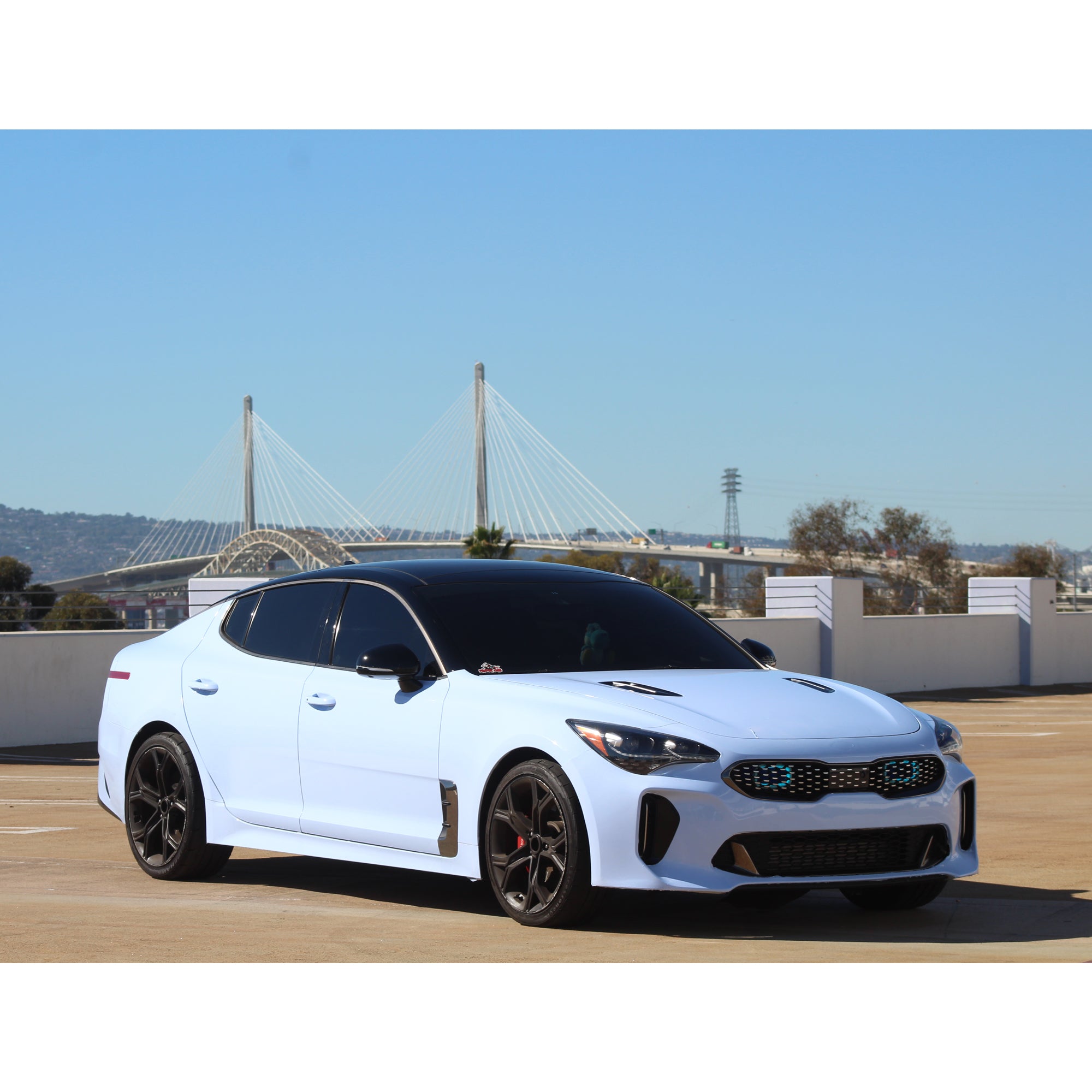 Ravoony Plus Glossy Baby Blue Car Wrap