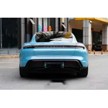 Porsche Ice Blue Car Wrap