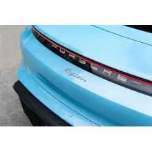 Porsche Ice Blue Car Wrap