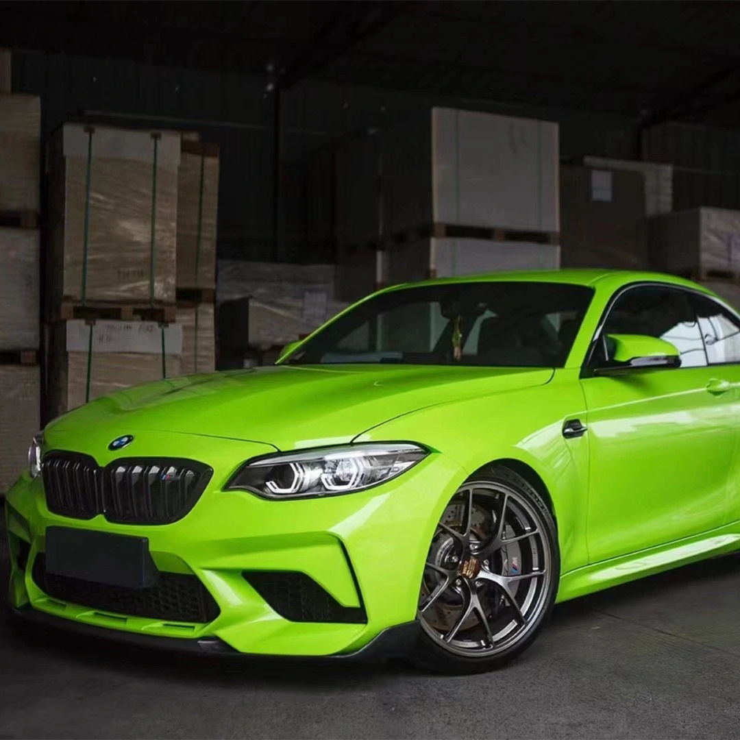 Ravoony Plus Fluorescent Green Car Vinyl Wrap