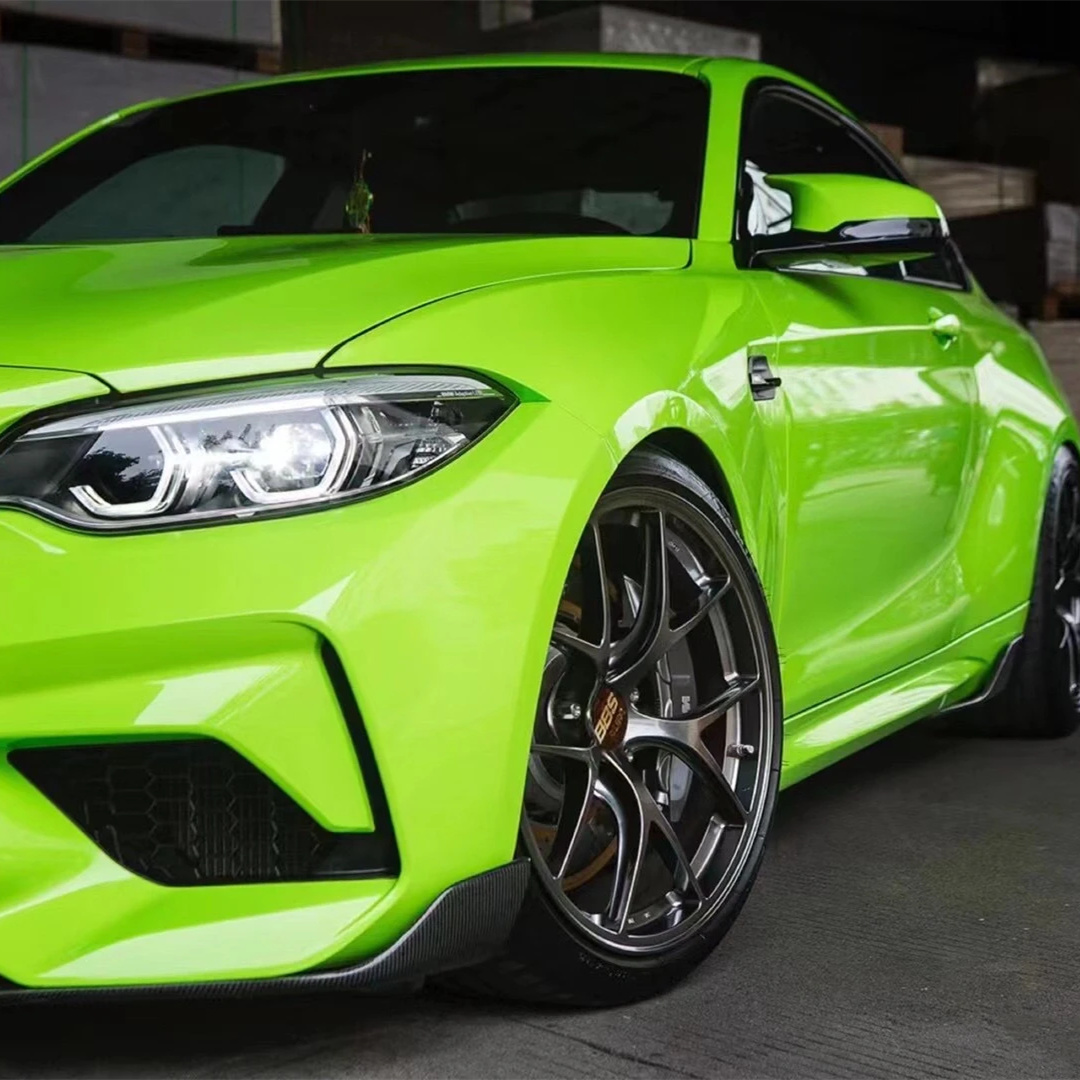 Ravoony Plus Fluorescent Green Car Vinyl Wrap
