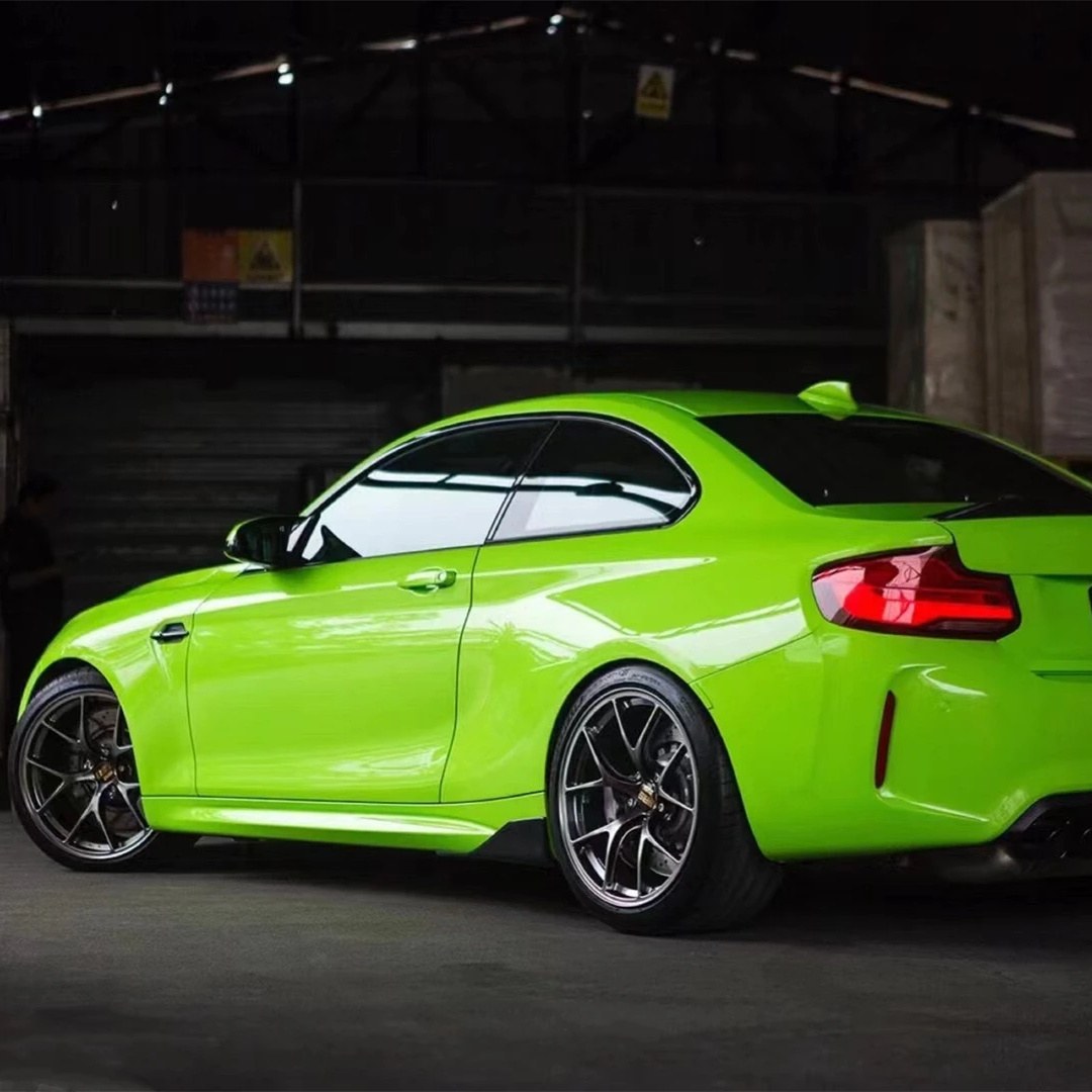 Ravoony Plus Fluorescent Green Car Vinyl Wrap