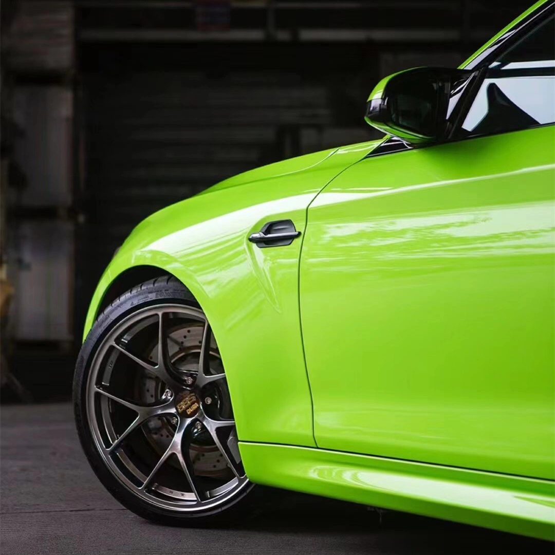 Ravoony Plus Fluorescent Green Car Vinyl Wrap