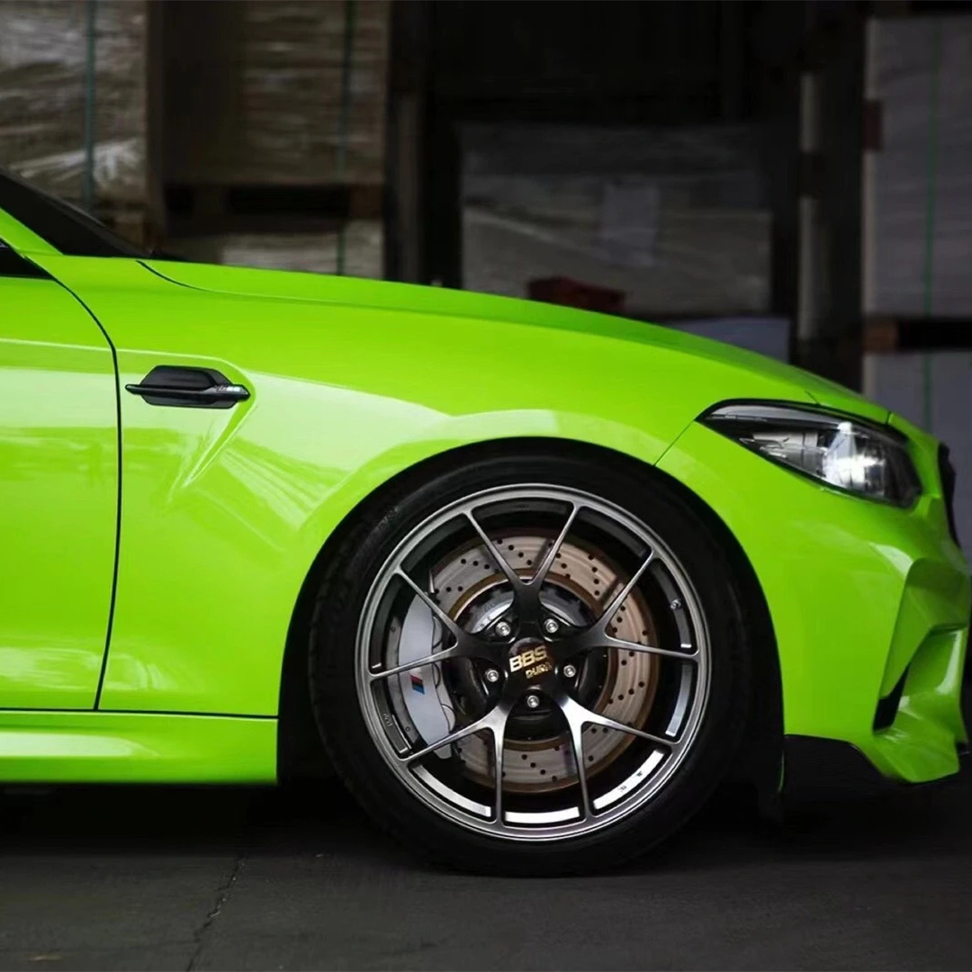 Ravoony Plus Fluorescent Green Car Vinyl Wrap