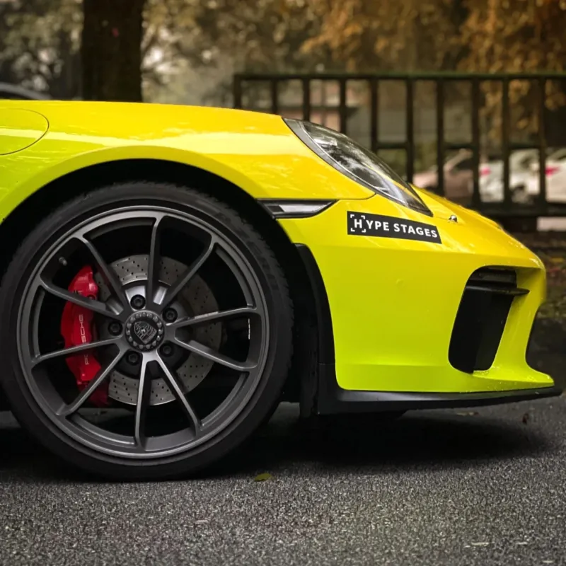 Gloss Acid Lime Green Wrap
