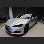 Ravoony Plus Matte Metallic Silver Glitter Car Wrap