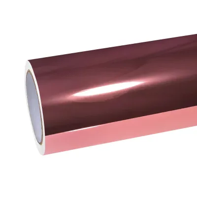 Ravoony Plus Rose Gold Chrome Vinyl Car Wrap 01