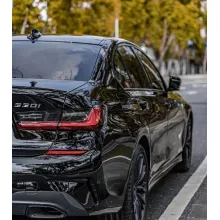 Glossy Crystal Black Car Vinyl Wrap