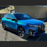 Ravoony Plus Glossy Diamond Blue Red Car Wrap