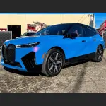 Ravoony Plus Glossy Diamond Blue Red Car Wrap
