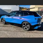 Ravoony Plus Glossy Diamond Blue Red Car Wrap