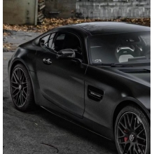 Matte Black Car Vinyl Wrap