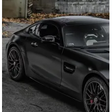 Matte Black Car Vinyl Wrap