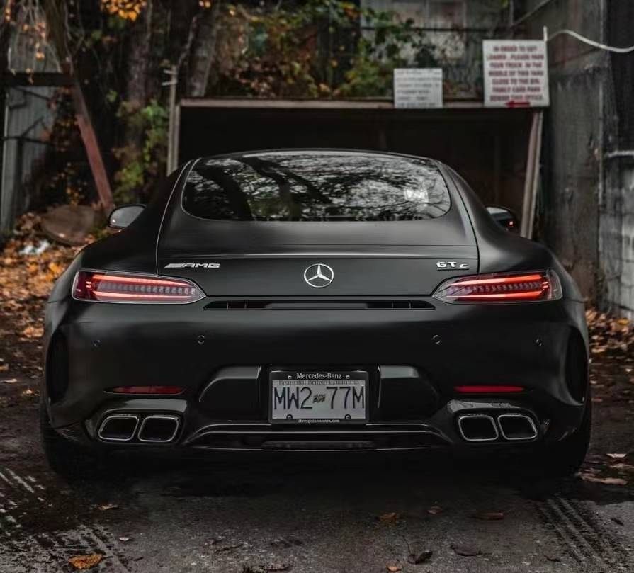 Ravoony Plus Matte Black Car Vinyl Wrap