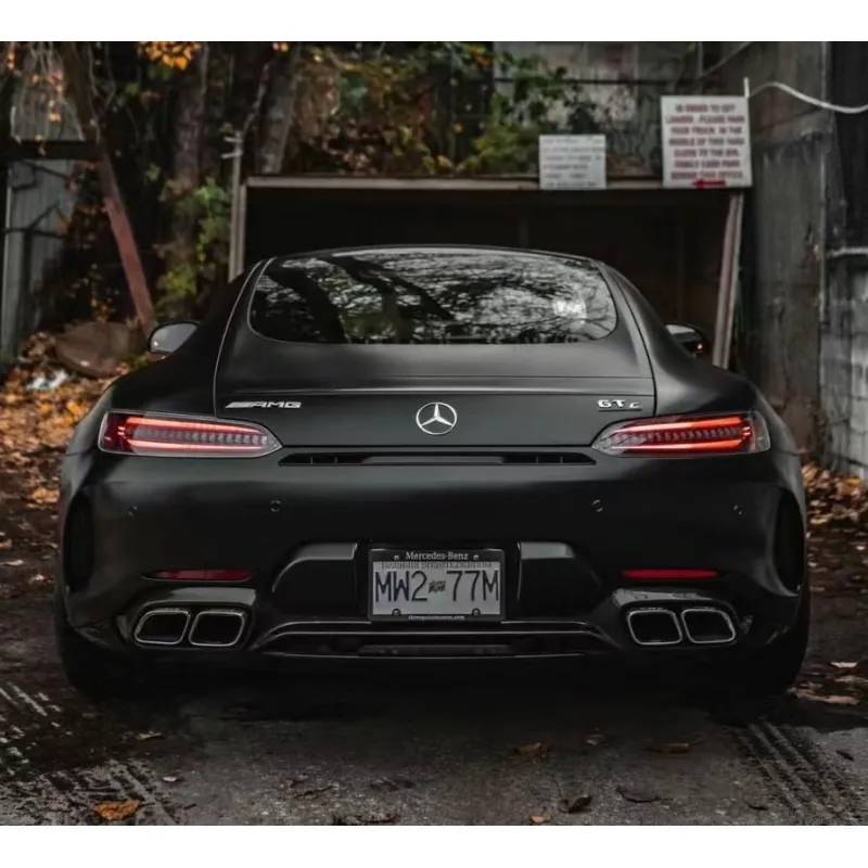 Matte Black Car Vinyl Wrap