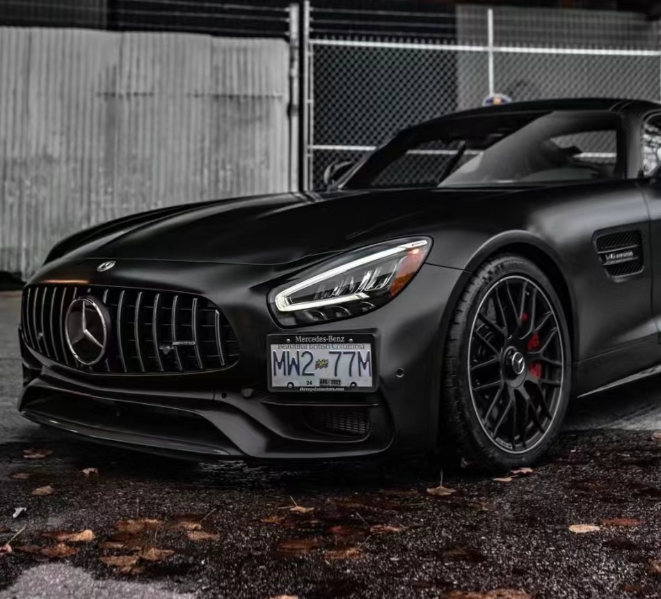 Ravoony Plus Matte Black Car Vinyl Wrap