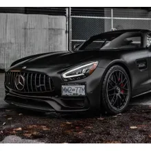 Matte Black Car Vinyl Wrap