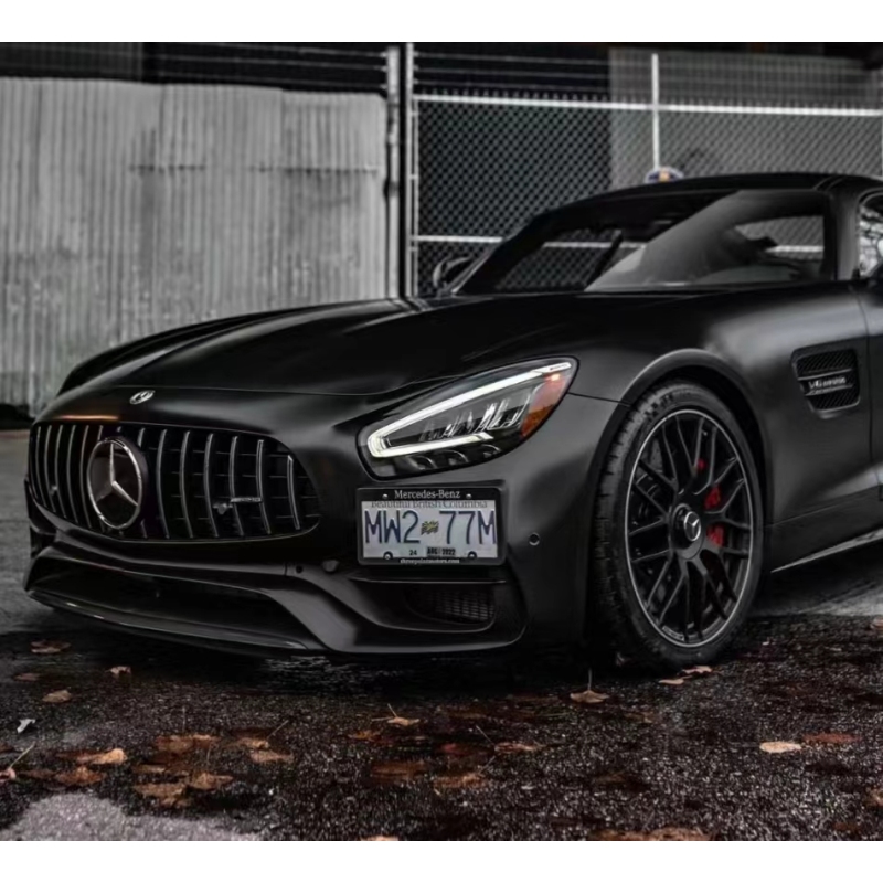 Matte Black Car Vinyl Wrap