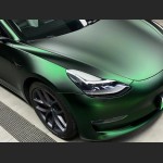 Ravoony Plus Matte Chrome Venom Green Car Wrap