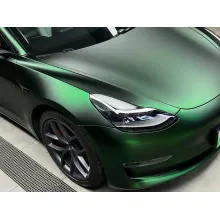 Matte Venom Green Car Wrap