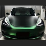 Ravoony Plus Matte Chrome Venom Green Car Wrap