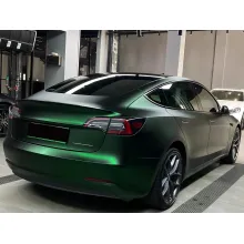 Matte Venom Green Car Wrap